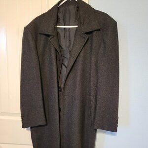 Men’s Cashmere Blend Full Length Dress Coat